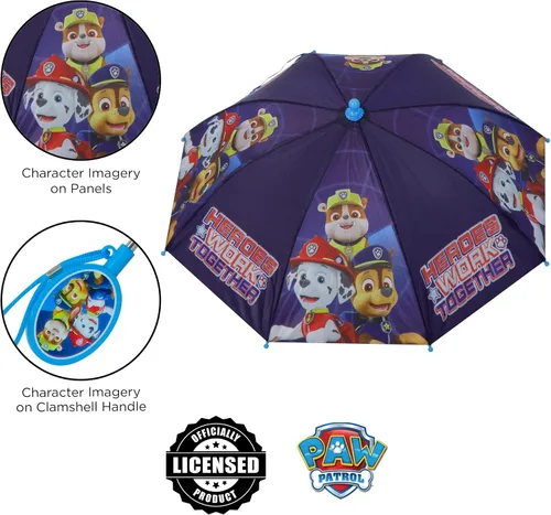 Miniatura 3 de Nickelodeon Conjunto de ropa impermeable y paraguas de Paw Patrol