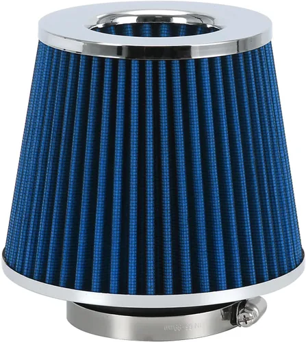 Miniatura 10 de Filtro de aire universal de cuello negro de 38 mm para automóvil, sistema de entrada de aire de alto flujo, entrada de aire limpia y fría, sistema
