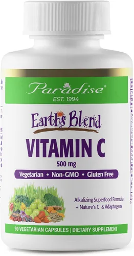 Miniatura 3 de Paradise Herbs – Paquete de mezcla de la tierra – Superfood Multivitamínico sin hierro 60 unidades + vitamina C 90 unidades – Ayuda a mantener