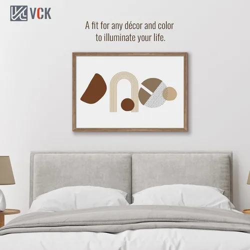 Miniatura 369 de VCK Marcos para póster de madera maciza de 22.375 x 34 pulgadas, marco de fotos A1 negro con montaje en pared, paquete de 3