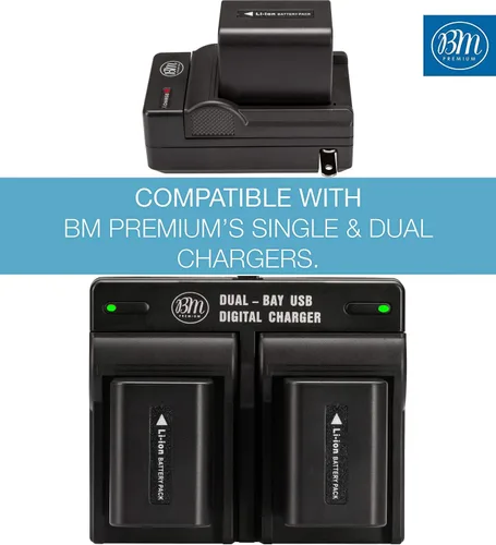 Miniatura 3 de BM Premium NP-FV70A - Batería de alta capacidad para Sony FDR-AX30 FDR-AX33 FDR-AX53 FDR-AX700 FDR-AX100 FDR-AXP35 HXR-MC50 HXR-MC88 HX-RNX80