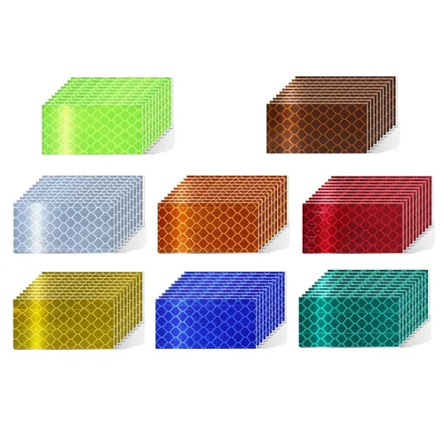 Miniatura 138 de Cinta reflectante blanca de 4 pulgadas, adhesivo de seguridad de advertencia impermeable para exteriores (10 pies)