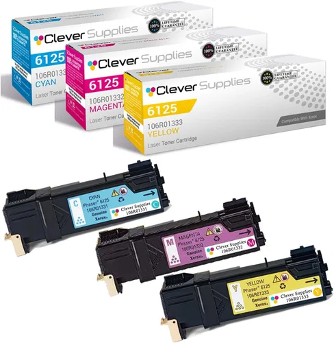 Miniatura 364 de CS compatible Xerox Phaser 6510/WorkCentre 6515 (106r03480) 2 cartuchos de tóner negro para Phaser 6510, WorkCentre 6515 2 negro