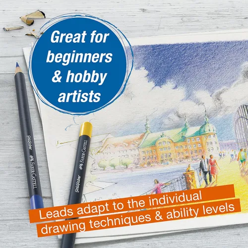 Miniatura 8 de Faber-Castell Creative Studio Goldfaber - Lápices de colores, lata de 48