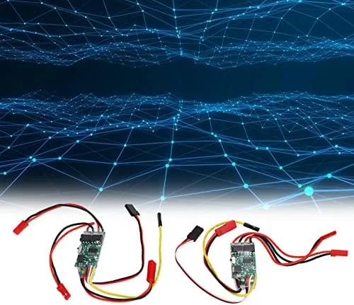Miniatura 2 de VBESTLIFE Controladores de velocidad eléctricos, 2 unids cepillado ESC Dual Way Bidireccional ESC para RC modelo barco 130 180 motor cepillado