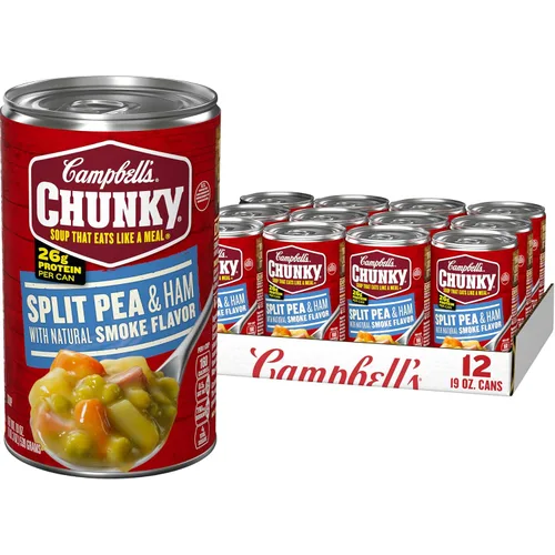 Miniatura 11 de Campbell's Chunky Sopa Healthy Request, sopa de guisantes partidos con jamón, lata de 19 onzas