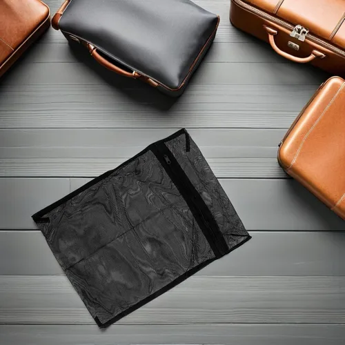 Miniatura 8 de CHILDWEET Bolsa de lavandería de malla negra para ropa delicada de 15.6 x 15.6 pulgadas, bolsa de lavado transpirable para uso en lavadora
