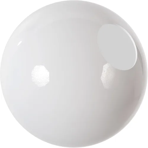 Miniatura 10 de KASTLITE Difusor de luz de acrílico transparente de 18 pulgadas para exteriores, textura suave con apertura sin cuello de 5.25 pulgadas, fabricado