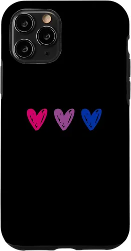 Miniatura 26 de Funda para iPhone 12/12 Pro Bisexual Pride Hearts Bi Pride Flag