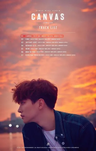 Miniatura 2 de 2PM Junho Canvas 1st Mini Album 60p Booklet+2p Photocards K-POP Sealed