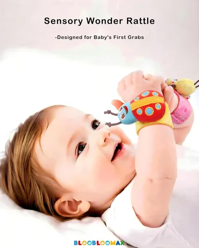 Miniatura 2 de Bloobloomax Juguetes de sonajeros para bebés de 0 a 12 meses, juguetes para bebés de 3 a 6 meses, juguetes de manos y pies para recién nacidos de 0