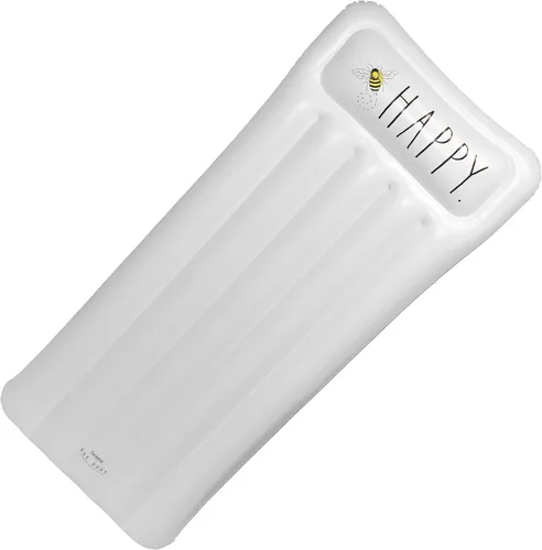 Rae Dunn x CocoNut Float - Flotador de tumbona para adultos, tamaño adulto, multiusos, inflable y silla de descanso, flotador de balsa versátil para