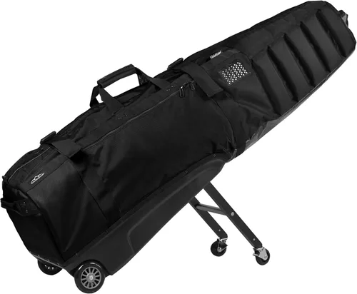 Sun Mountain ClubGlider Meridian Bolsa de Viaje de Golf - Sistema de Rodamiento de 4 Ruedas, Patas Extensibles y Retráctiles para Transporte Fácil,