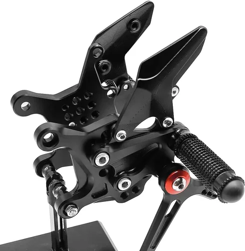 Miniatura 3 de FXCNC Juego trasero de motocicleta compatible con ZX25R 2020-2022 ZX4R 2023 ZX-4RR 2022-2024 Billet Juego de estriberas traseras totalmente