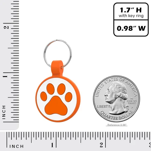 Miniatura 5 de Etiqueta para gatos con código QR, página de visualización de perfil en línea de mascotas modificable, múltiples contactos de emergencia, silicona