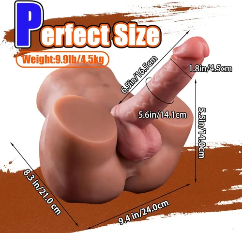 Miniatura 7 de Muñeca sexual masculina para mujer con consolador de silicona de 7 pulgadas, consolador intercambiable actualizado para masturbación femenina