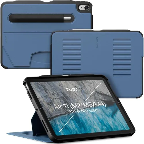 Miniatura 7 de ZUGU CASE Para iPad Air 11 M4 2026/M3 2025/M2 2024 iPad Air 4 y 5 de 10.9 pulgadas (2020/2022) – Protector ultrafino, soporte magnético, cubierta