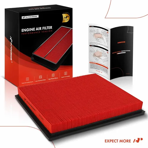 Miniatura 9 de A-Premium Filtro de aire de motor previamente engrasado de alto rendimiento compatible con Nissan, Jeep, Infiniti y Suzuki - Armada, Frontier