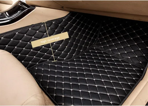 Miniatura 4 de Tapete de automóvil personalizado para Nissans, Altima, Bluebird, Sylphy Tiida Livina, Sunny March, accesorios para pies (color beige)