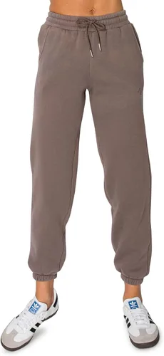 Miniatura 11 de Cali1850 Pantalón deportivo Cloud Nine Fleece para mujer, cintura alta, ajuste holgado, dos bolsillos, cintura elástica con cordón