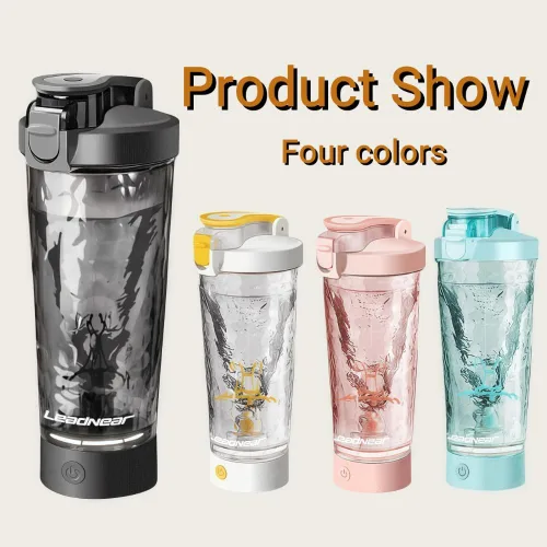 Miniatura 8 de Botella mezcladora de proteínas autoeléctrica, taza de café con agitación automática, taza mezcladora deportiva portátil, ligera, de gran capacidad