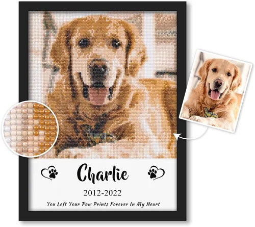 Miniatura 17 de Kits de pintura de diamantes personalizados para adultos, arte de diamantes con foto personalizada, imagen privada personalizada, decoración de A
