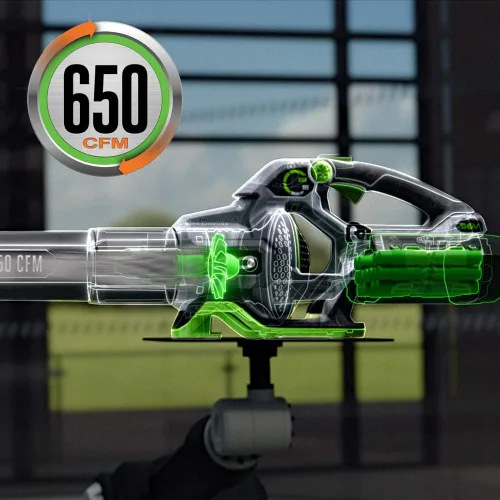 Miniatura 4 de LB6504 - Soplador de hojas inalámbrico de velocidad variable de 650 CFM de 56 voltios con accesorio de limpieza de canaleta