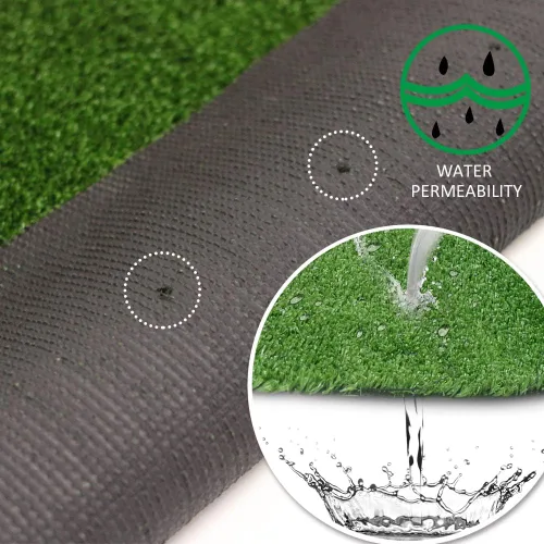 Miniatura 3 de Petgrow Césped artificial sintético de 8 pies x 10 pies para interior y exterior, alfombra de césped sintético para perros, alfombra de césped