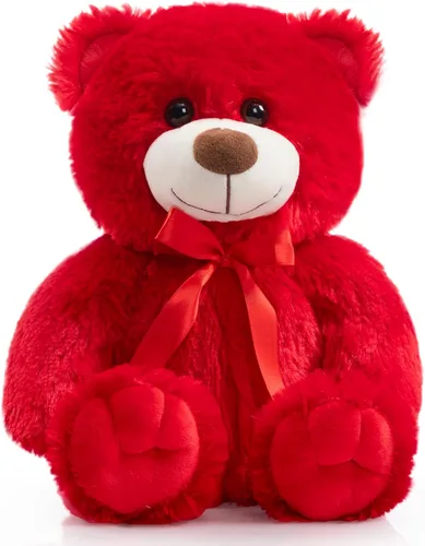 Miniatura 12 de Oso de peluche súper color, juguete de peluche para niños, novia, familia, felicitaciones, baby shower, cumpleaños, beige, 14 pulgadas