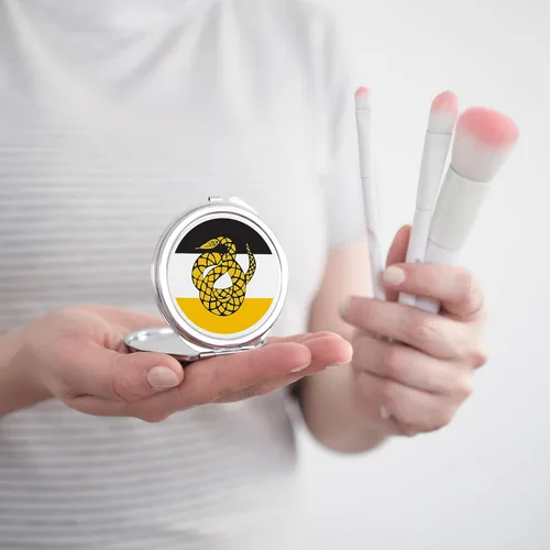 Miniatura 5 de Sigma Nu Fraternity Compact Cosmetic Double Makeup Pocket Round Portable Mirro (Sigma Nu #1)