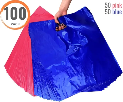 Miniatura 2 de Bolsas de compras grandes de 16 x 18 pulgadas con asas, bolsas de mercancía reforzadas para boutique, ferias comerciales, embalaje brillante