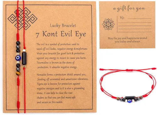 Miniatura 11 de Pulsera de protección, protección empática, cristales de obsidiana negra y pulsera de piedras curativas para mujeres, suerte, ansiedad y pulsera