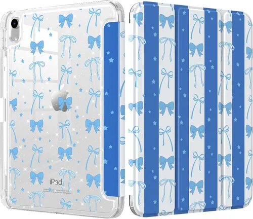 Miniatura 64 de MoKo Funda para iPad (A16) de 11ª generación 2025/10ª generación 2022, iPad de 11 pulgadas/10.9 pulgadas con cubierta trasera translúcida de TPU