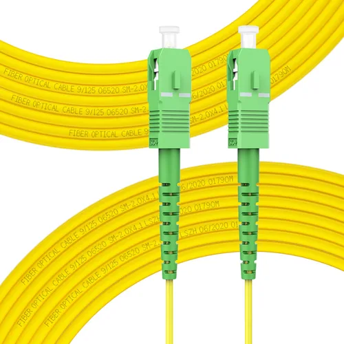 Miniatura 15 de Cable de Internet de fibra óptica LC/UPC a SC/APC, fibra de modo único OS2 0.5M/1.6 pies, Simplex, Opción de longitud: 1.6 ft-32.8 ft 9/125um
