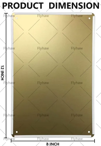 Letrero de metal para decoración de bandera americana, letrero de metal para el hogar, cocina, sala de estar, póster de metal de 8 x 12 pulgadas