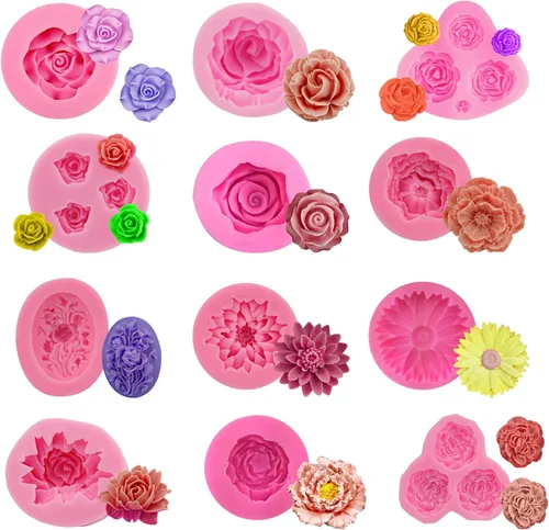 Miniatura 8 de Molde de resina de conejo de Pascua, moldes de silicona de fundición de resina para decoración del hogar y fabricación de velas, molde en espiral