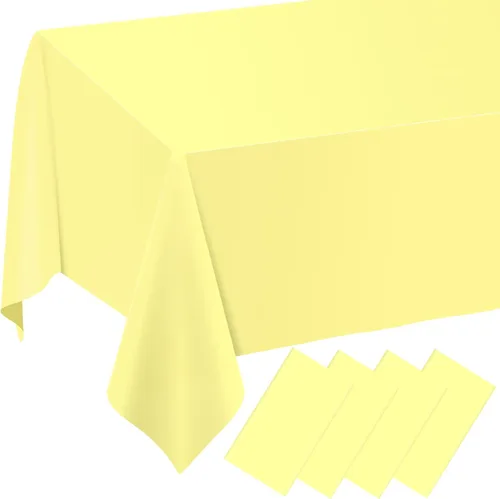 Miniatura 15 de 3 manteles desechables de plástico a cuadros color azul claro para fiestas, desechables, impermeable, rectangular, color azul, para campamento, Azul