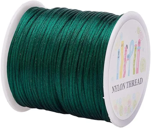 Miniatura 28 de Elecrelive - Cuerda de nailon de 200 yardas para pulseras, 200 yardas, cuerda de nailon para pulseras, 20 colores para collar, pulsera, joyería