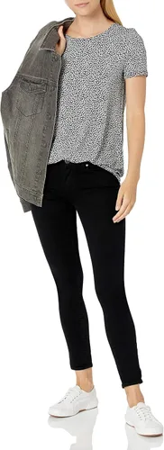 Miniatura 5 de Tienda Essentials Camiseta estilo túnica de manga corta para mujer, paquete de 2