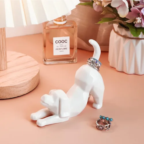 Miniatura 3 de PUDDING CABIN Regalo para mamá de perro para mujer, soporte para anillo de boda, regalo para perro para mujereshombres, cumpleaños, Navidad, San