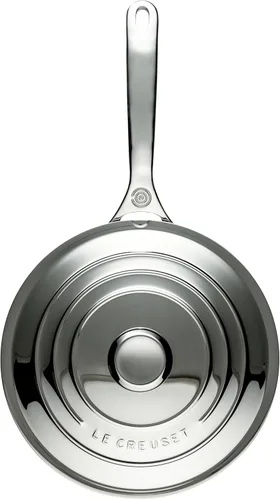 Miniatura 2 de Le Creuset Sartén de acero inoxidable de tres capas, 3 cuartos de galón.