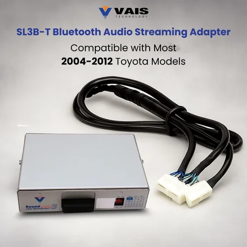 Miniatura 2 de VAIS Technology SL3b-T - Adaptador de transmisión de audio Bluetooth compatible con la mayoría de los modelos Toyota 2004-2012