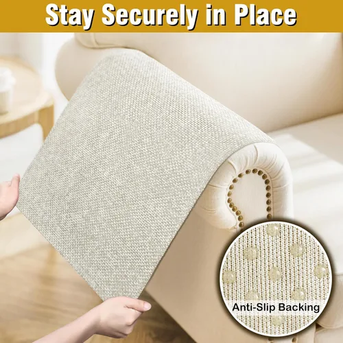 Miniatura 5 de Fundas para brazos de sofá, fundas para brazos de sofá, funda impermeable para reposabrazos de sofá, sillón, sofá de dos plazas, funda