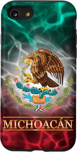 Miniatura 17 de Funda para iPhone 11 con la bandera de México de Michoacán, funda con orgullo de raíces mexicanas