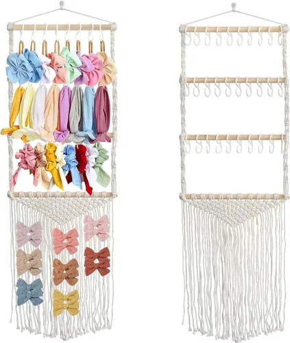 Miniatura 19 de YOcity Soporte Organizador de Diademas para Niñas Bebés Diademas Accesorios para el Cabello Organizador de Lazos para el Cabello Almacenamiento