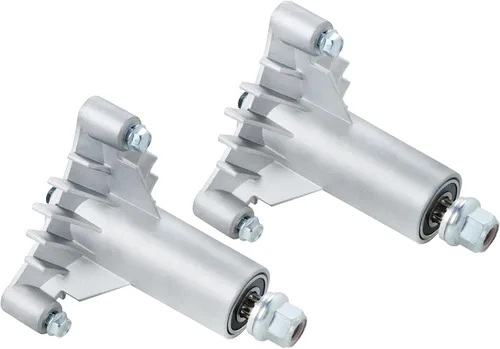 Miniatura 14 de Kit de reconstrucción de cubierta de 42 pulgadas para Husqvarna Craftsman LT1000 LT2000 con 2 husillos 130794 532130794, 2 cuchillas 134149, polea