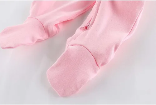 Miniatura 6 de Conjunto de 3 trajes de algodón con cremallera de 2 vías para recién nacido, para niños y niñas, de 0 a 12 meses