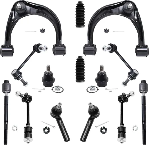 Miniatura 146 de Detroit Axle - Kit de suspensión frontal de 16 piezas para RWD Chrysler 300 Dodge Charger Challenger Magnum 6 brazos de control con rótulas 2