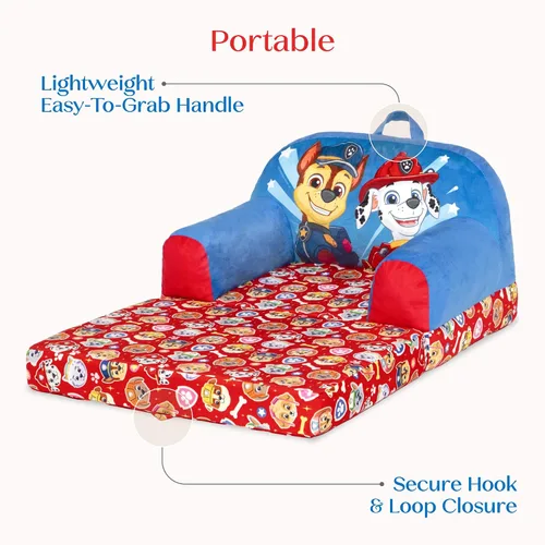 Miniatura 9 de Delta Children - Silla abatible PAW Patrol Cozee Buddy para niños - Certificado Greenguard Gold, azul