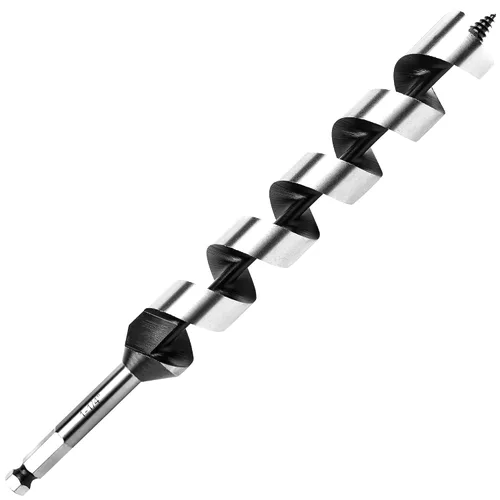 Miniatura 9 de Broca de taladro de 1-1/2 pulgadas x 9 pulgadas para madera, vástago hexagonal de 1-1/2 pulgadas, broca larga para madera suave y dura, plástico
